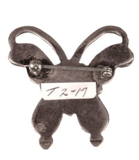 Zuni Pueblo Sterling Silver Butterfly Pin