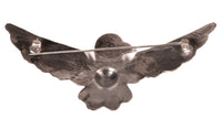 Navajo Sterling Silver Thunderbird - Eagle Pin - "Fred Harvey" Style