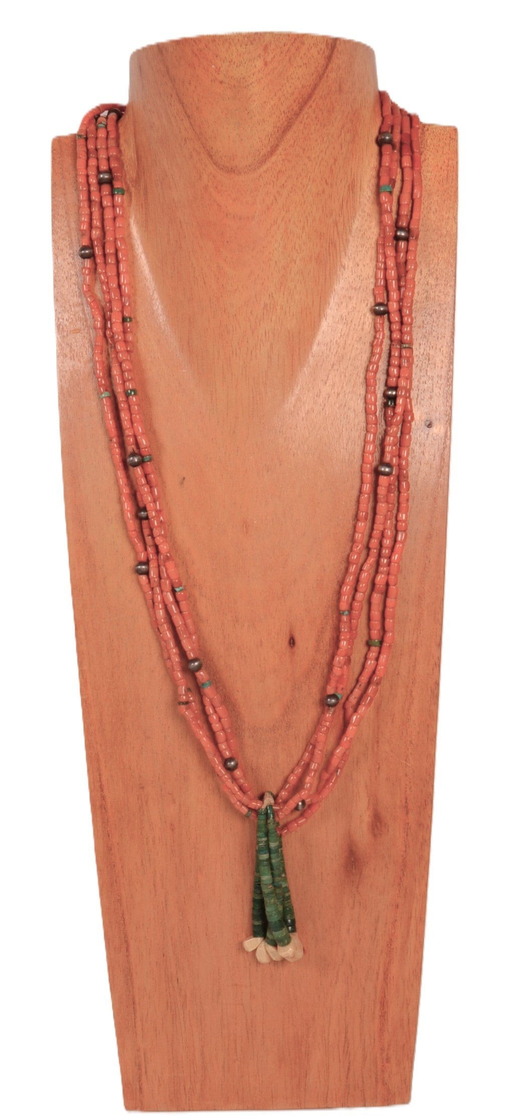 Navajo Coral Bead Necklace