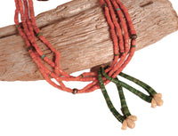 Navajo Coral Bead Necklace