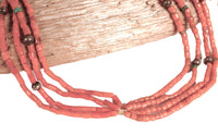 Navajo Coral Bead Necklace
