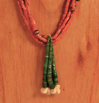 Navajo Coral Bead Necklace