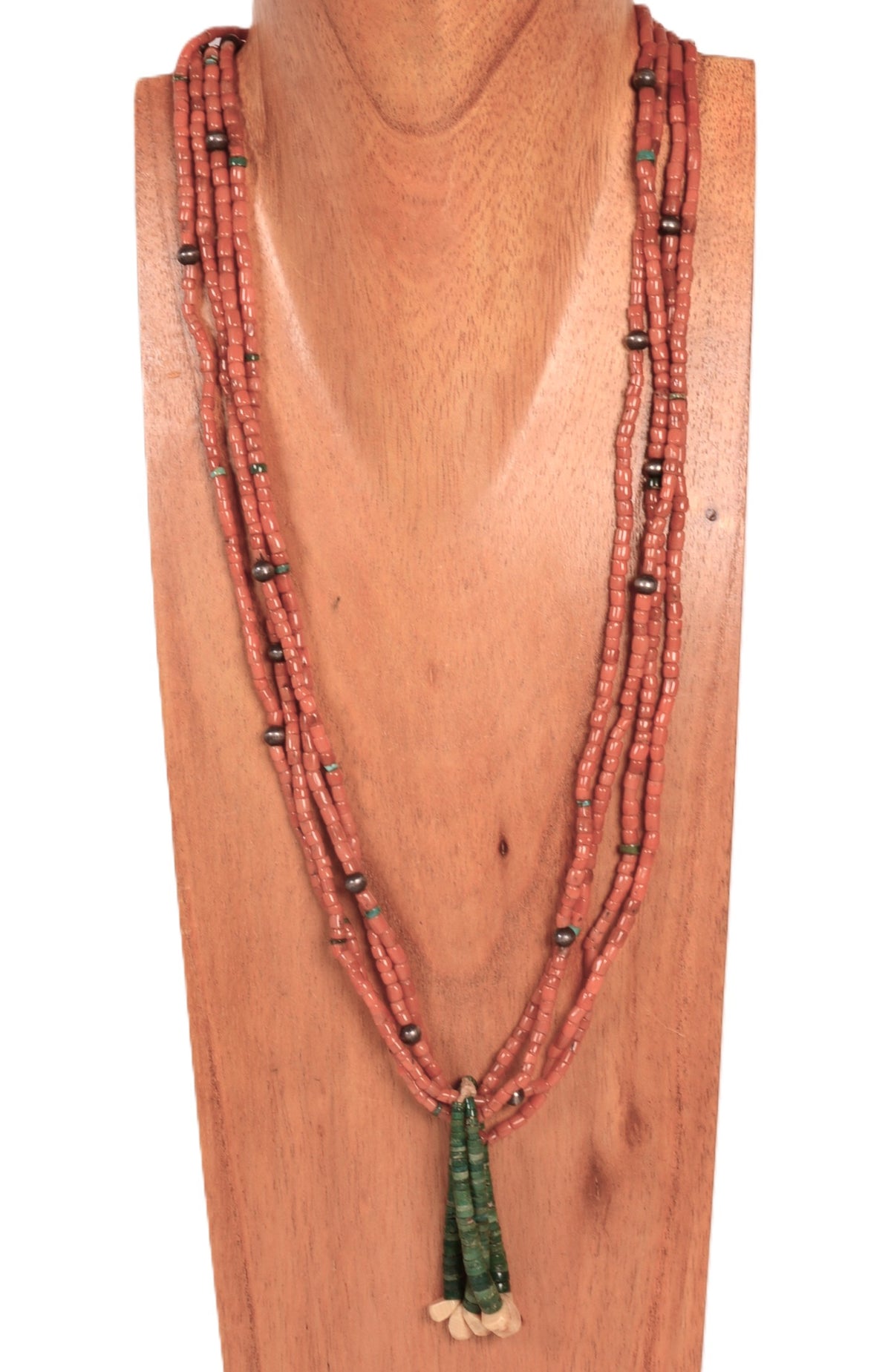 Navajo Coral Bead Necklace