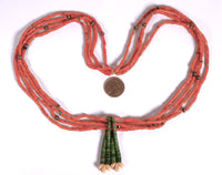 Navajo Coral Bead Necklace
