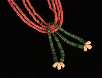 Navajo Coral Bead Necklace