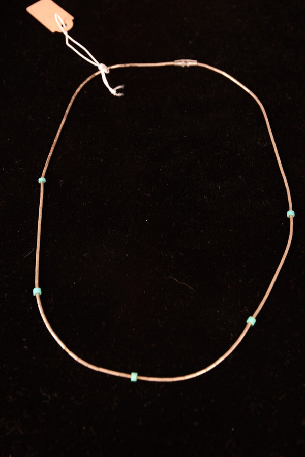 Navajo Sterling Silver Choker Necklace