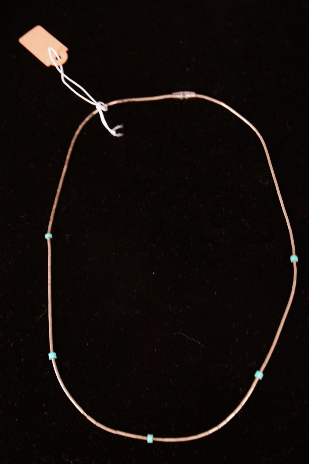 Navajo Sterling Silver Choker Necklace