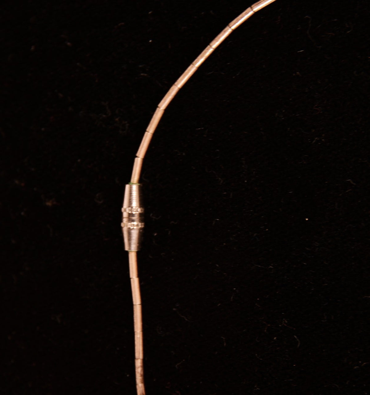 Navajo Sterling Silver Choker Necklace