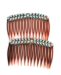 Zuni Pueblo Hair Combs Pair