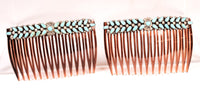 Zuni Pueblo Hair Combs Pair