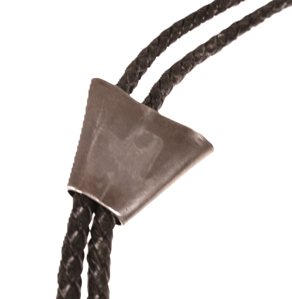 Navajo Large Oval #8 Spiderweb Turquoise Bolo