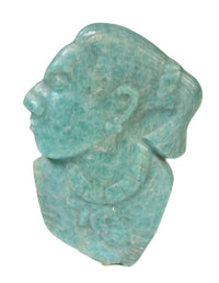 Navajo Turquoise Female Head Figure