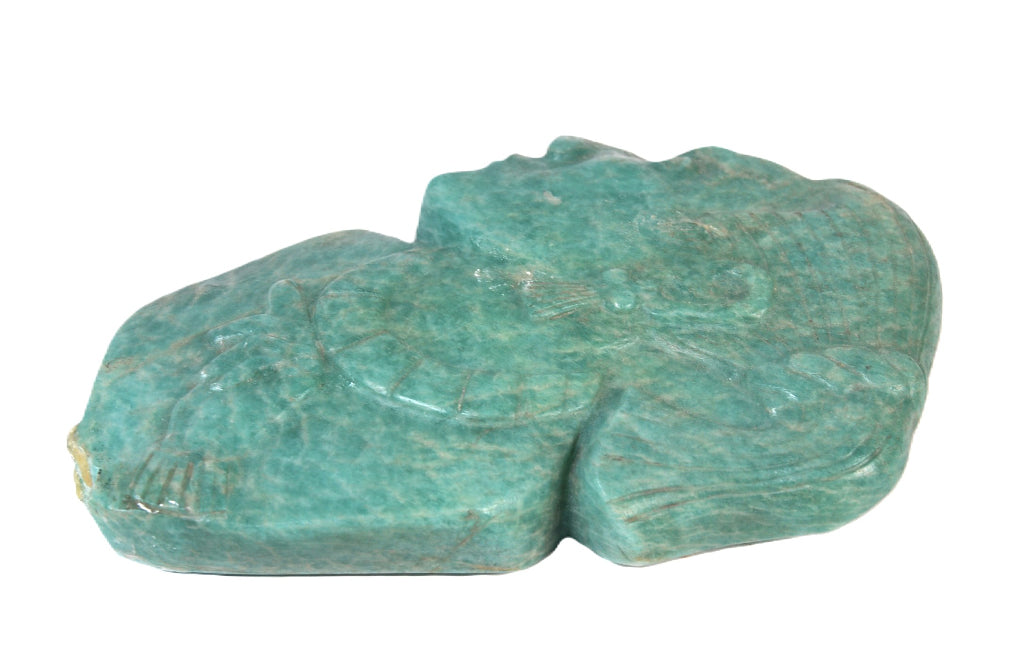 Navajo Turquoise Female Head Figure