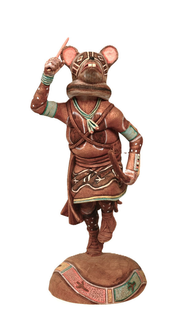 Hopi Pueblo Mouse Kachina Doll By Ronald Honyouti