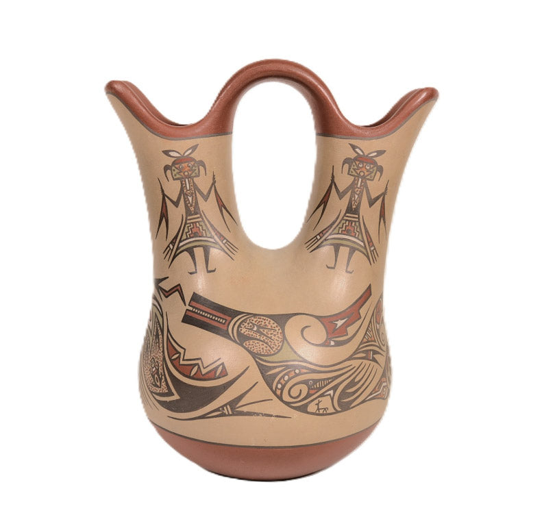 Santa Clara Pueblo Polychrome Wedding Jar By Margaret & Luther Gutierrez