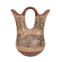 Santa Clara Pueblo Polychrome Wedding Jar By Margaret & Luther Gutierrez