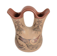 Santa Clara Pueblo Polychrome Wedding Jar By Margaret & Luther Gutierrez