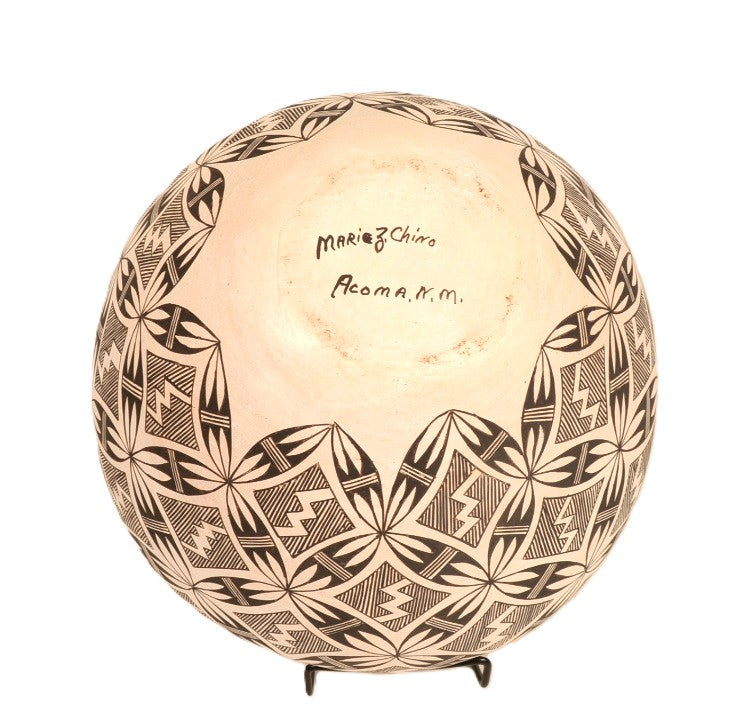 Acoma Pueblo Pottery Jar By Marie Z. Chino