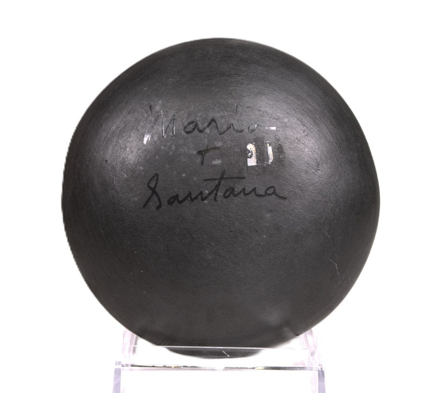 San Ildefonso Pueblo Pottery Plate By Maria and Santana