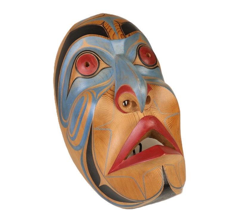 Coast Salish Squamish Mask By Floyd Joseph