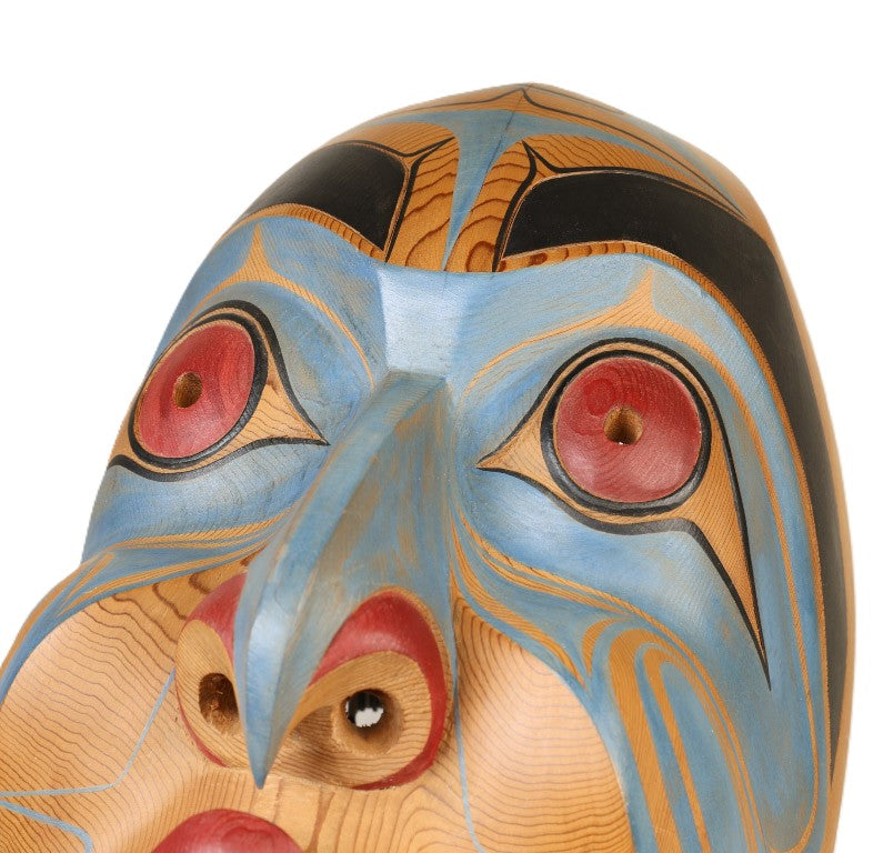 Coast Salish Squamish Mask By Floyd Joseph