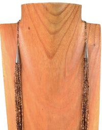 Santo Domingo Pueblo Heishi and Turquoise Bead Necklace