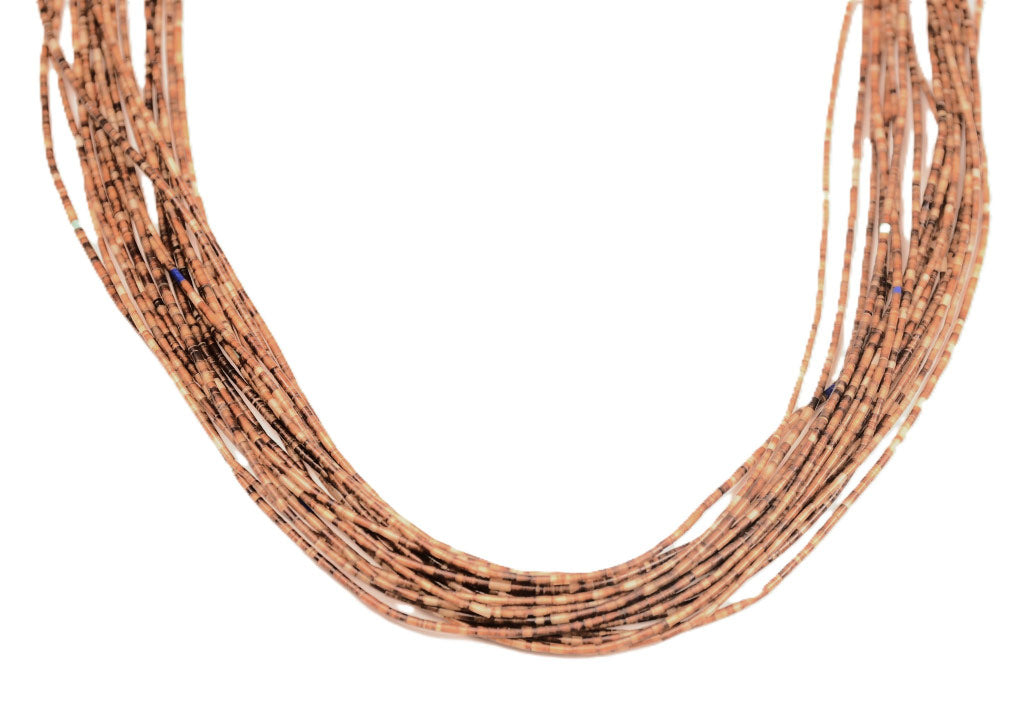 Santo Domingo Pueblo Heishi and Turquoise Bead Necklace