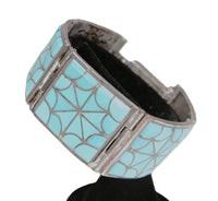Zuni Turquoise Link Bracelet By Florentine and Lela Panteah