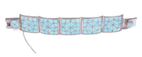 Zuni Turquoise Link Bracelet By Florentine and Lela Panteah