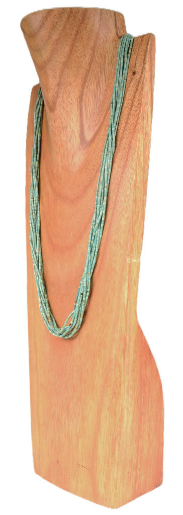 Santo Domingo Pueblo Turquoise Heishi Necklace