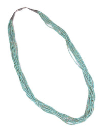 Santo Domingo Pueblo Turquoise Heishi Necklace