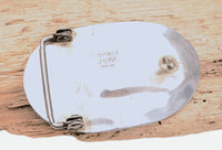 Zuni Pueblo Inlay Oval Buckle By Charlotte Dishta
