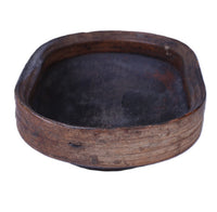 19th Century  Eskimo Wood Oil Bowl