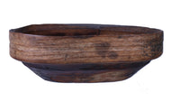 19th Century  Eskimo Wood Oil Bowl