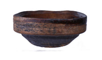 19th Century  Eskimo Wood Oil Bowl
