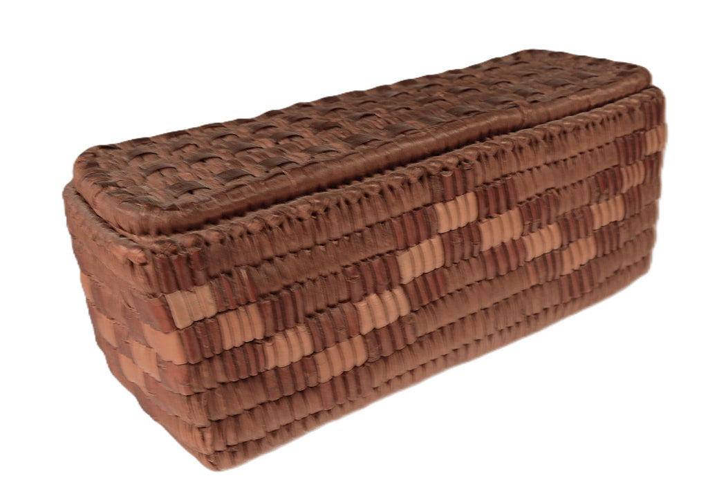 Salish Rectangular Basket Box with Lid