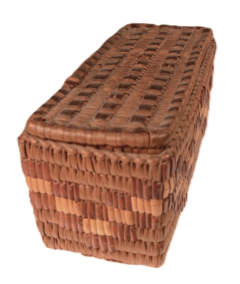 Salish Rectangular Basket Box with Lid