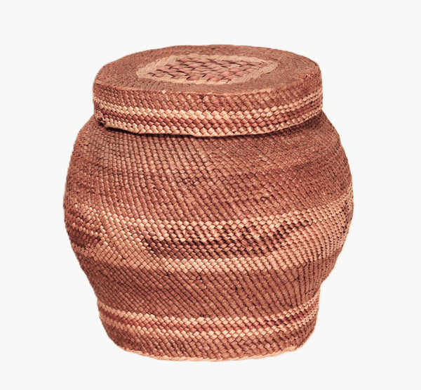 Makah Basket with Lid
