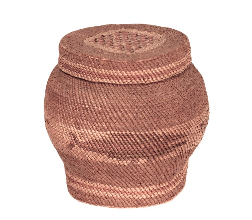 Makah Basket with Lid