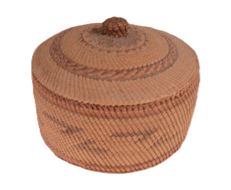 Makah Small Basket with Lid