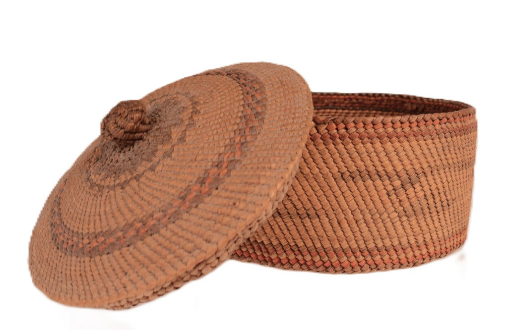 Makah Small Basket with Lid