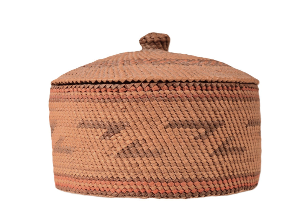 Makah Small Basket with Lid