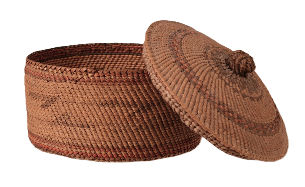 Makah Small Basket with Lid