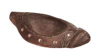 Northwest Coast Carved Wooden Effigy Beaver Bowl