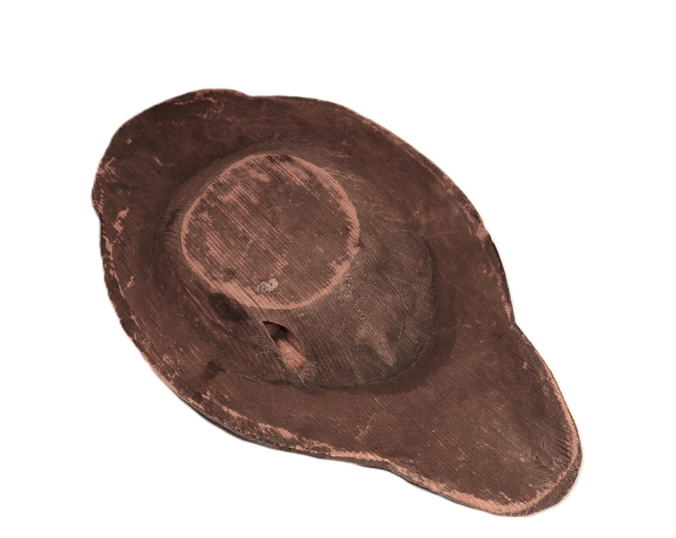 Northwest Coast Carved Wooden Effigy Beaver Bowl