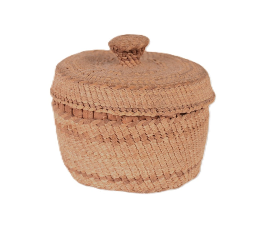 Makah Small Basket with Lid