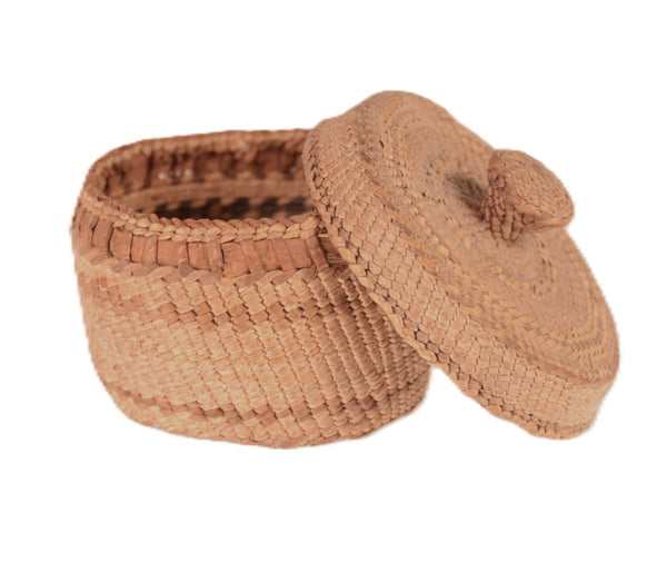 Makah Small Basket with Lid