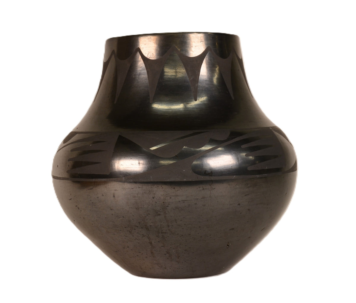 San Ildefonso Pueblo Pottery Jar By Maria and Julian Martinez