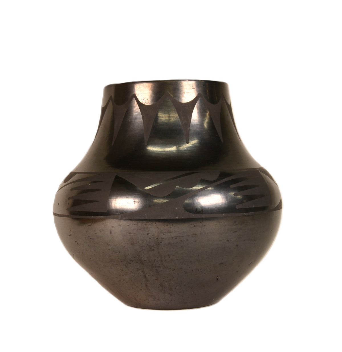 San Ildefonso Pueblo Pottery Jar By Maria and Julian Martinez