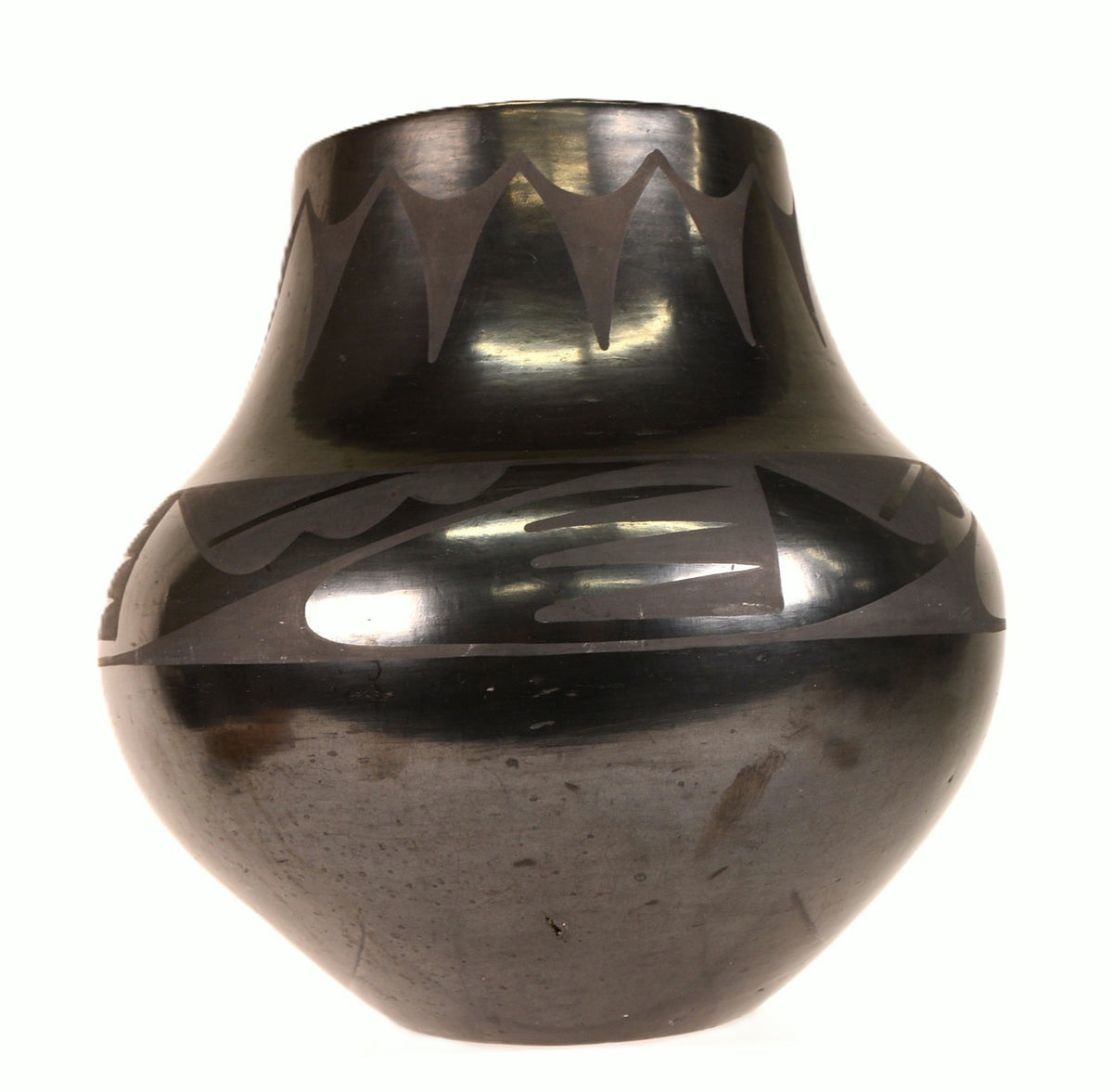 San Ildefonso Pueblo Pottery Jar By Maria and Julian Martinez